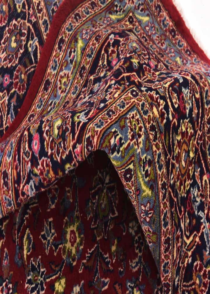 9' 8 x 12' 7 Hand Knotted Mashad Persian Wool Rug