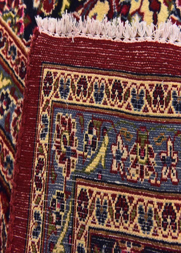 9' 8 x 12' 7 Hand Knotted Mashad Persian Wool Rug