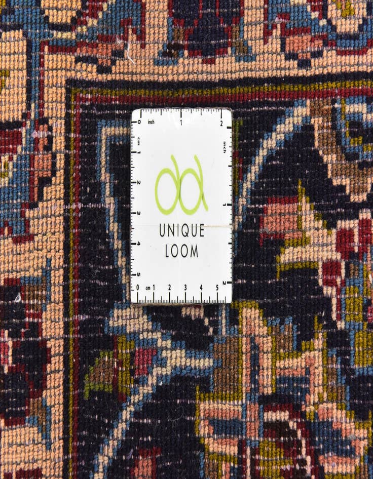 Detail image of 9' 6 x 12' 10 Hand Knotted Mashad Persian Wool Rug