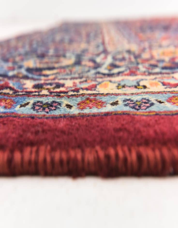 Detail image of 9' 6 x 12' 10 Hand Knotted Mashad Persian Wool Rug
