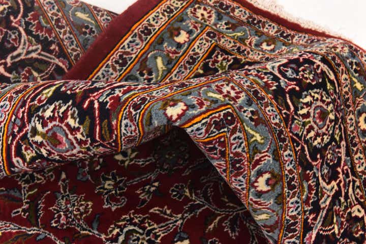 9' 9 x 12' 9 Hand Knotted Mashad Persian Wool Rug