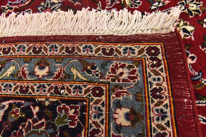 9' 9 x 12' 9 Hand Knotted Mashad Persian Wool Rug