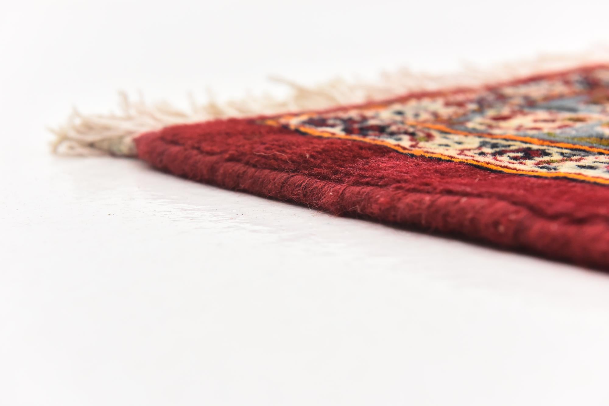 9' 9 x 12' 9 Hand Knotted Mashad Persian Wool Rug