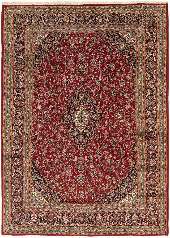 9' 9 x 12' 9 Hand Knotted Mashad Persian Wool Rug