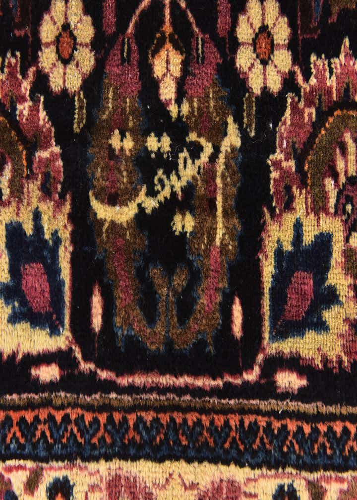 9' 9 x 12' 2 Hand Knotted Mashad Persian Wool Rug
