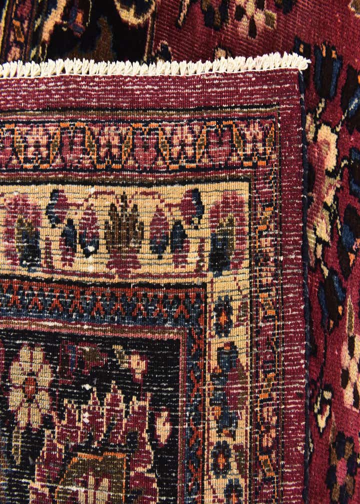 9' 9 x 12' 2 Hand Knotted Mashad Persian Wool Rug