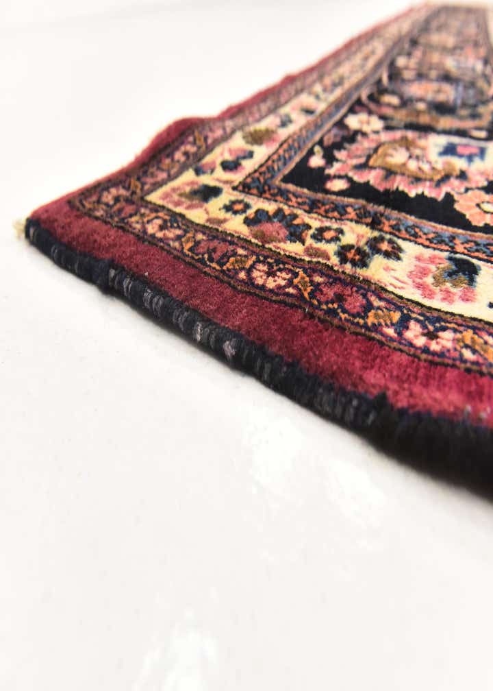 9' 9 x 12' 2 Hand Knotted Mashad Persian Wool Rug
