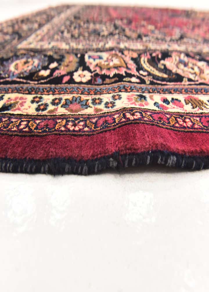 9' 9 x 12' 2 Hand Knotted Mashad Persian Wool Rug