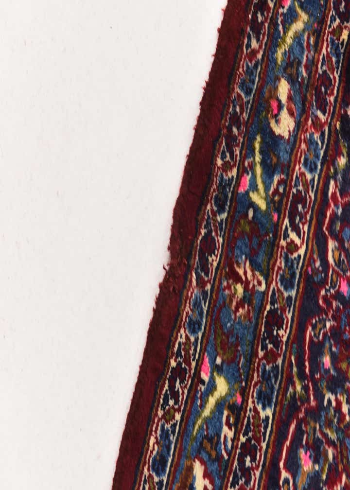 9' 7 x 12' 3 Hand Knotted Mashad Persian Wool Rug