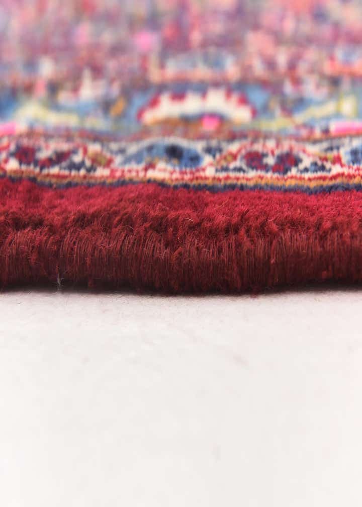 9' 7 x 12' 3 Hand Knotted Mashad Persian Wool Rug