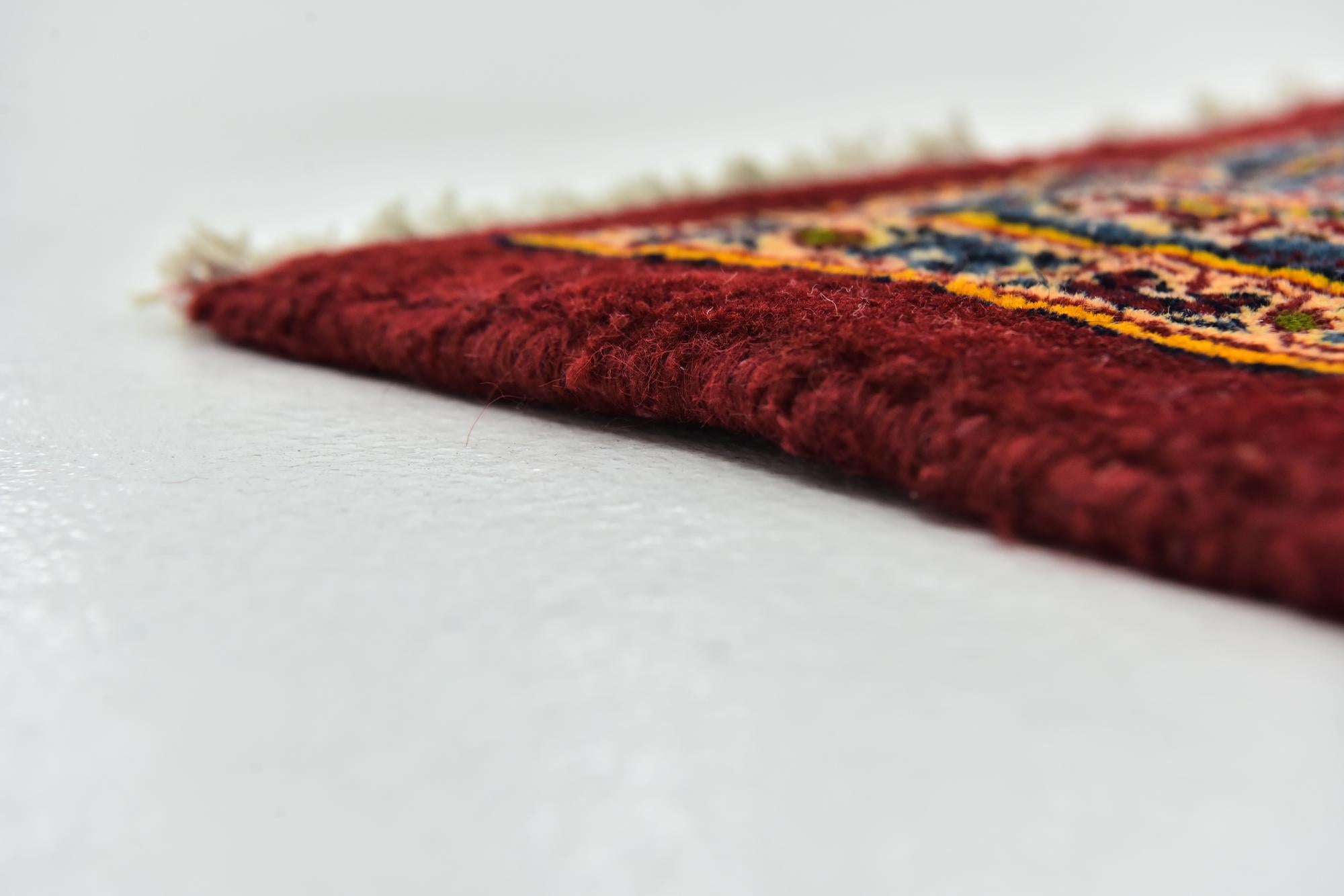 9' 10 x 12' 10 Hand Knotted Mashad Persian Wool Rug