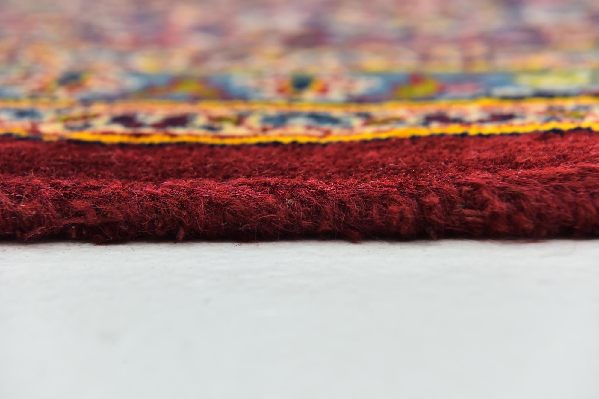 9' 10 x 12' 10 Hand Knotted Mashad Persian Wool Rug