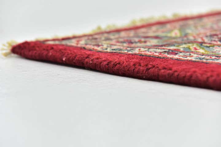 9' 7 x 12' 8 Hand Knotted Mashad Persian Wool Rug