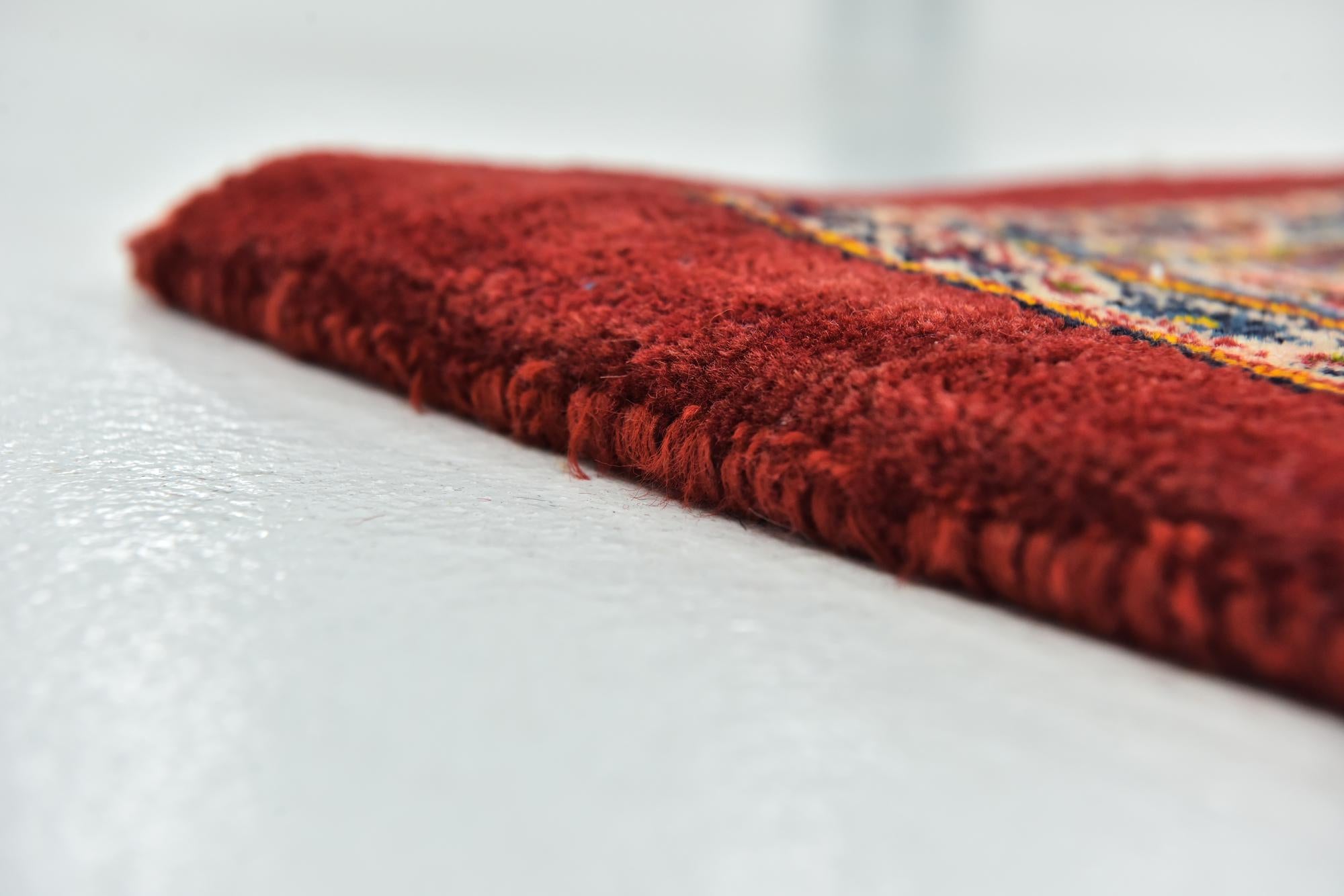 9' 9 x 12' 8 Hand Knotted Mashad Persian Wool Rug
