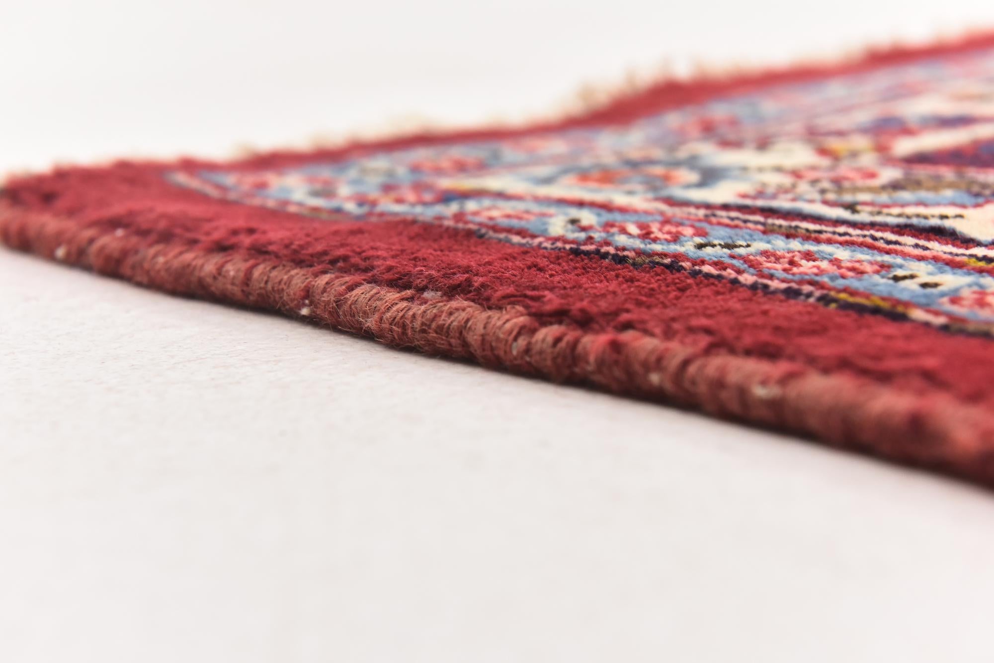 9' 7 x 12' 9 Hand Knotted Mashad Persian Wool Rug