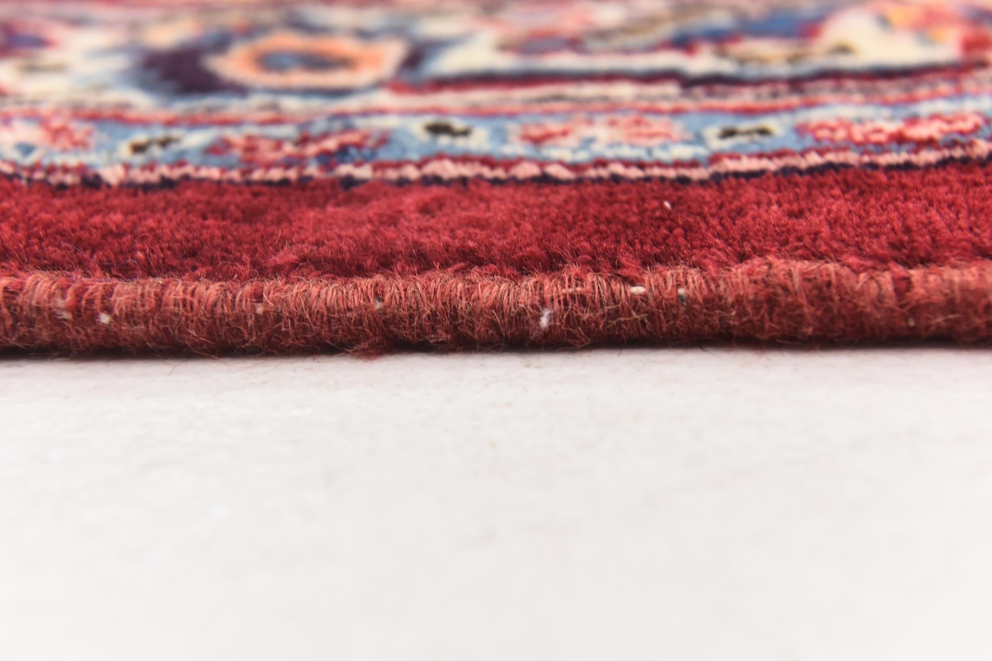 9' 7 x 12' 9 Hand Knotted Mashad Persian Wool Rug