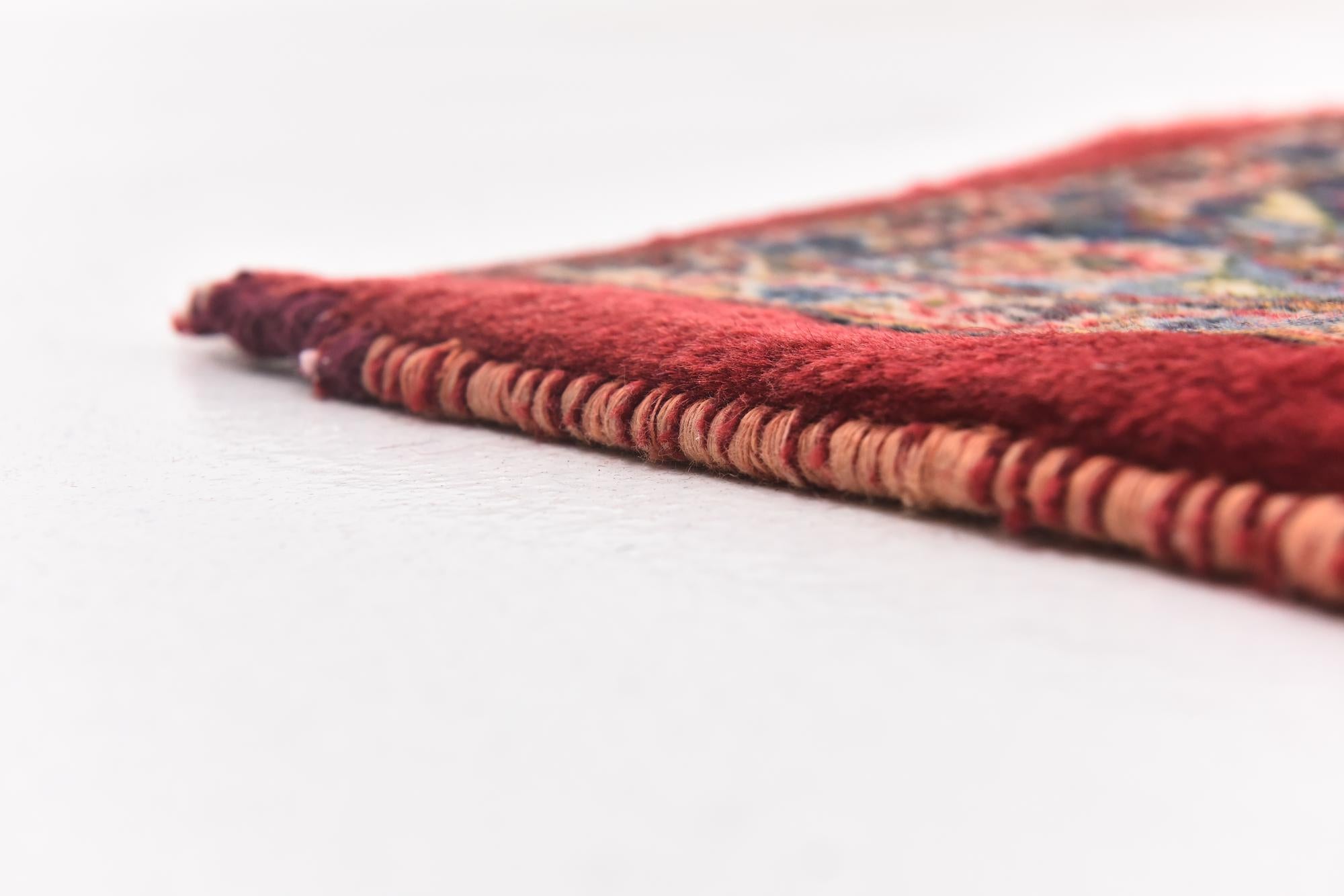 9' 10 x 12' 6 Hand Knotted Mashad Persian Wool Rug