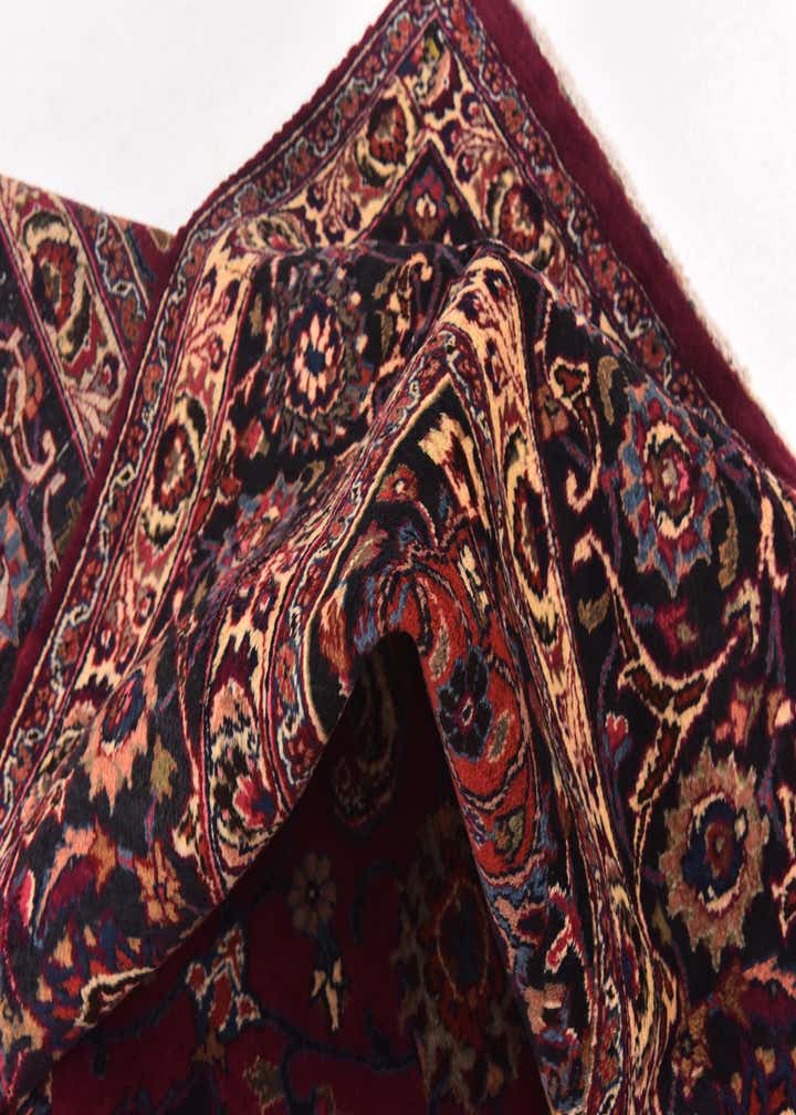 9' 10 x 13' Hand Knotted Mashad Persian Wool Rug