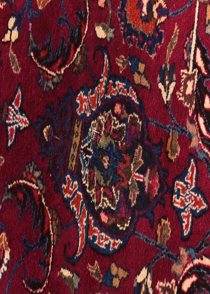 9' 10 x 13' Hand Knotted Mashad Persian Wool Rug