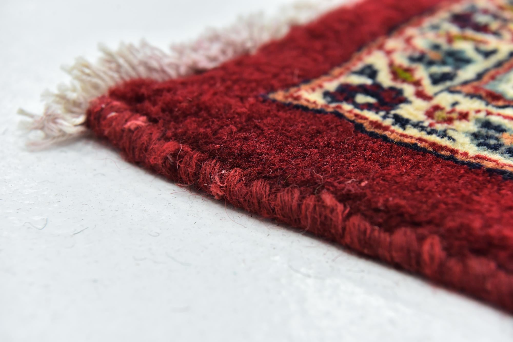 9' 8 x 12' 9 Hand Knotted Mashad Persian Wool Rug