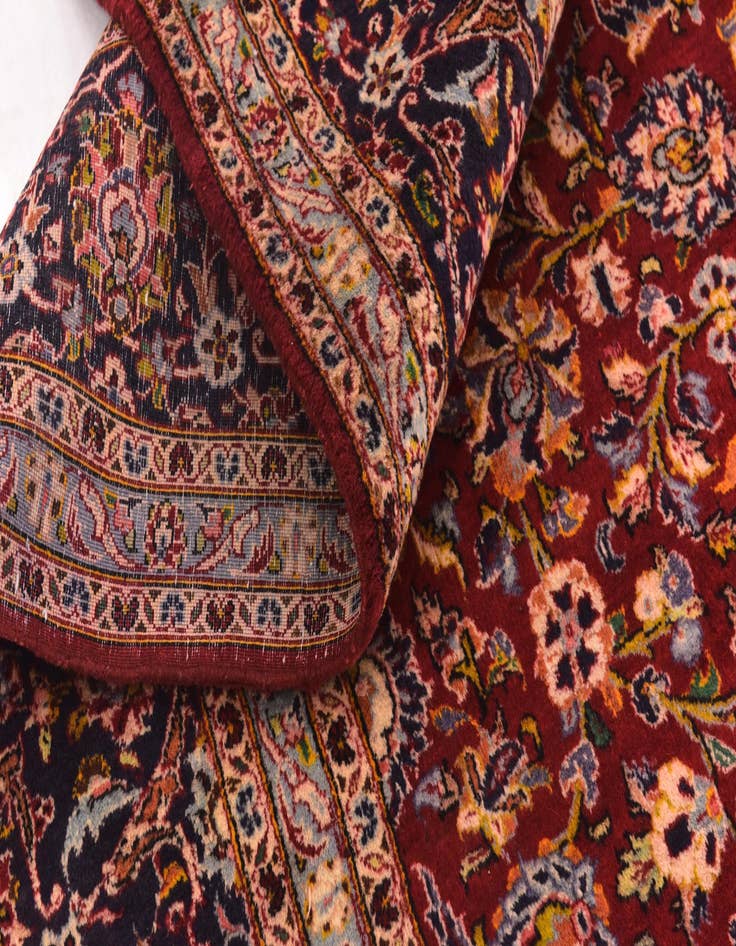 Detail image of 9' 10 x 13' 6  Hand Knotted Mashad Persian Wool Rug