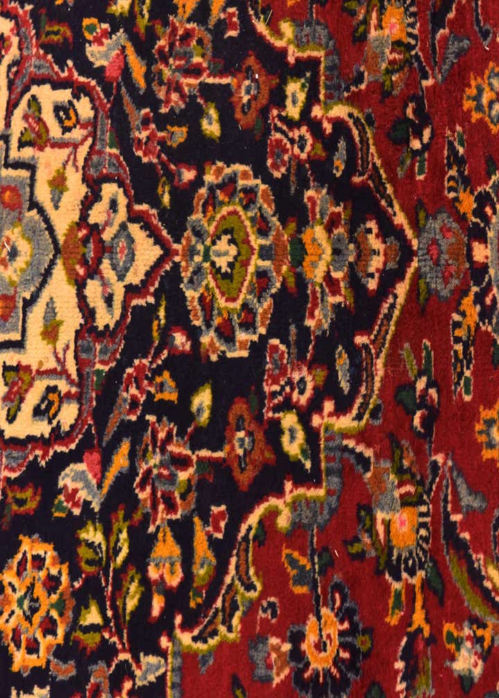 9' 7 x 12' 8 Hand Knotted Mashad Persian Wool Rug