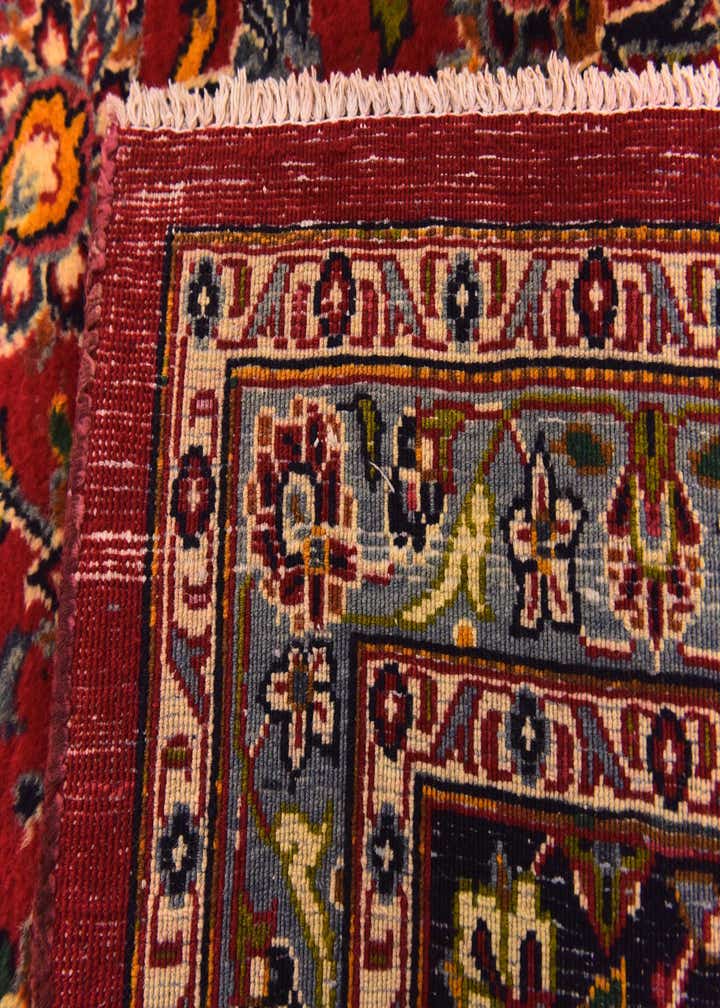 9' 7 x 12' 8 Hand Knotted Mashad Persian Wool Rug