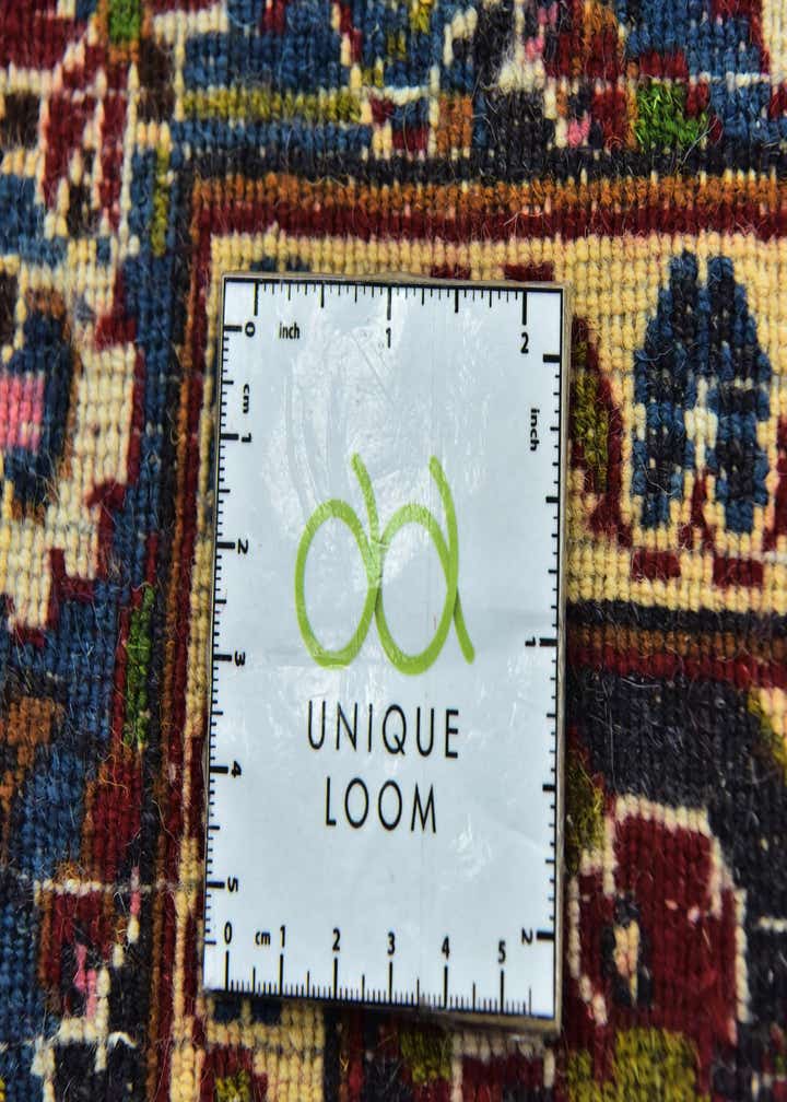 9' 6 x 12' 10 Hand Knotted Mashad Persian Wool Rug