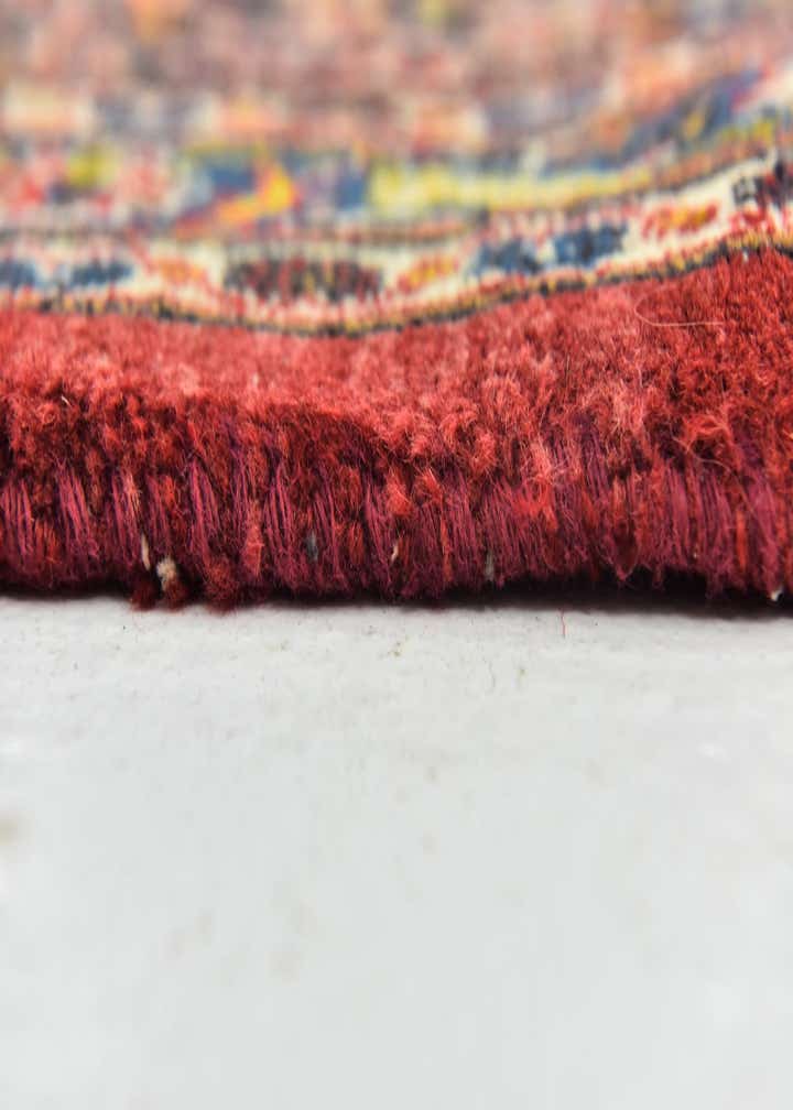 9' 6 x 12' 10 Hand Knotted Mashad Persian Wool Rug