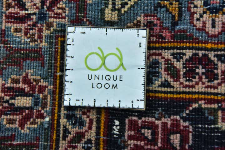 9' 6 x 12' 9 Hand Knotted Mashad Persian Wool Rug