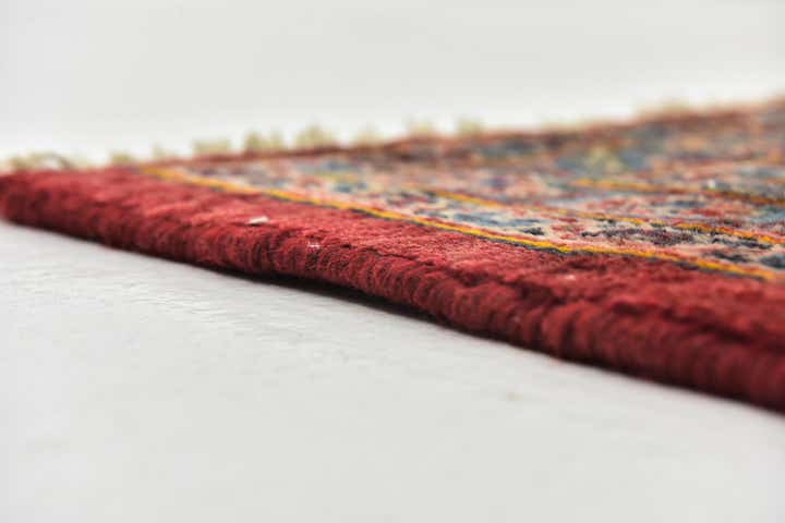 9' 6 x 12' 9 Hand Knotted Mashad Persian Wool Rug
