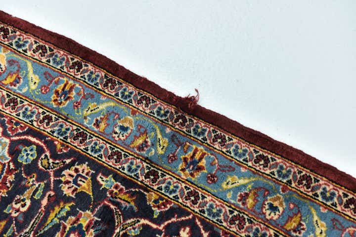 9' 9 x 13' 2 Hand Knotted Mashad Persian Wool Rug