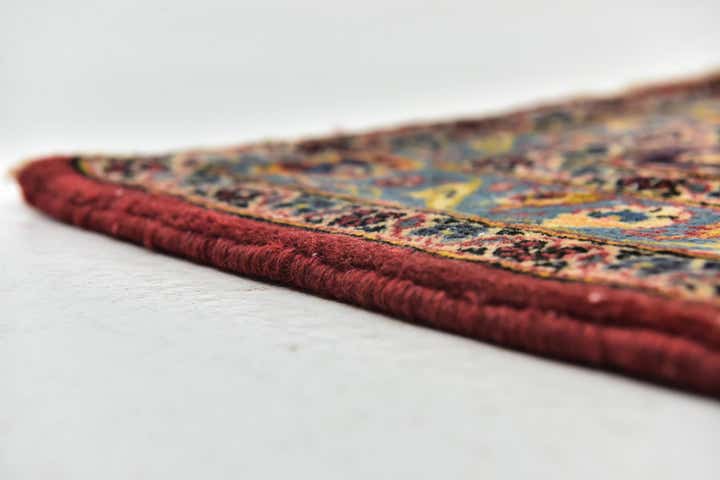 9' 9 x 13' 2 Hand Knotted Mashad Persian Wool Rug