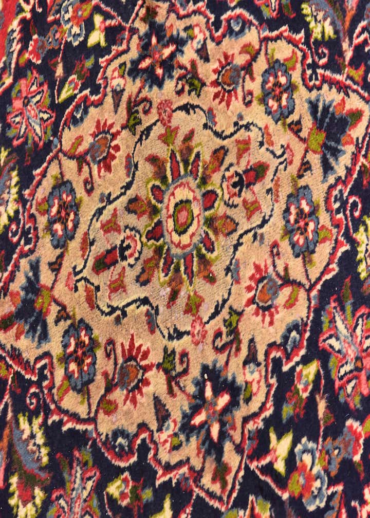 9' 9 x 12' 8 Hand Knotted Mashad Persian Wool Rug