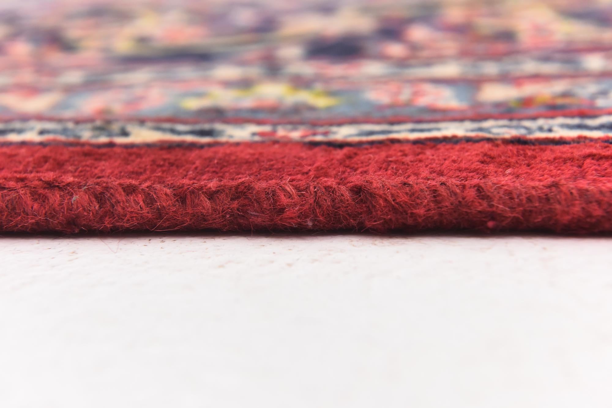9' 9 x 12' 8 Hand Knotted Mashad Persian Wool Rug