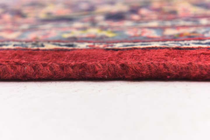 9' 9 x 12' 8 Hand Knotted Mashad Persian Wool Rug