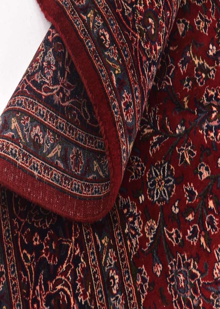 9' 10 x 12' 6 Hand Knotted Mashad Persian Wool Rug