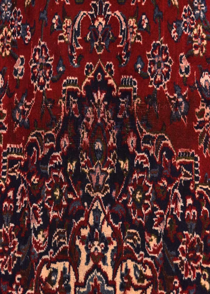 9' 10 x 12' 6 Hand Knotted Mashad Persian Wool Rug