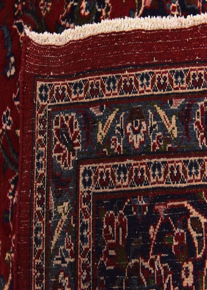 9' 10 x 12' 6 Hand Knotted Mashad Persian Wool Rug