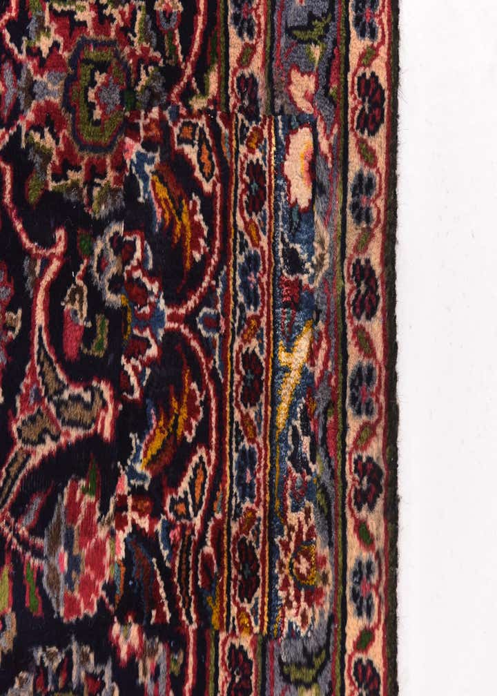 9' 7 x 12' Hand Knotted Mashad Persian Wool Rug
