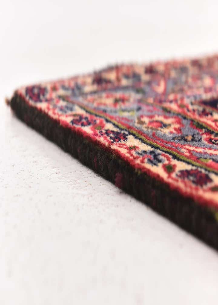 9' 7 x 12' Hand Knotted Mashad Persian Wool Rug