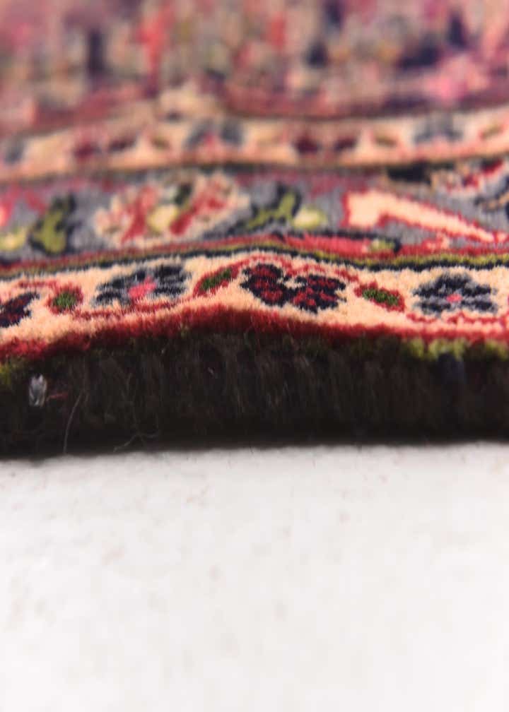 9' 7 x 12' Hand Knotted Mashad Persian Wool Rug