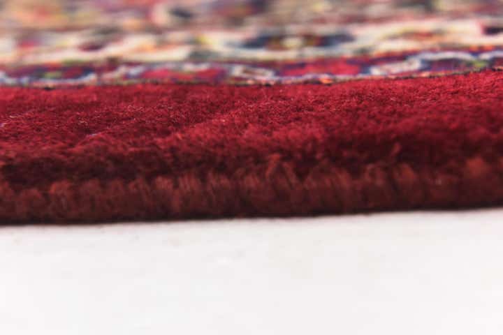9' 9 x 12' 8 Hand Knotted Mashad Persian Wool Rug