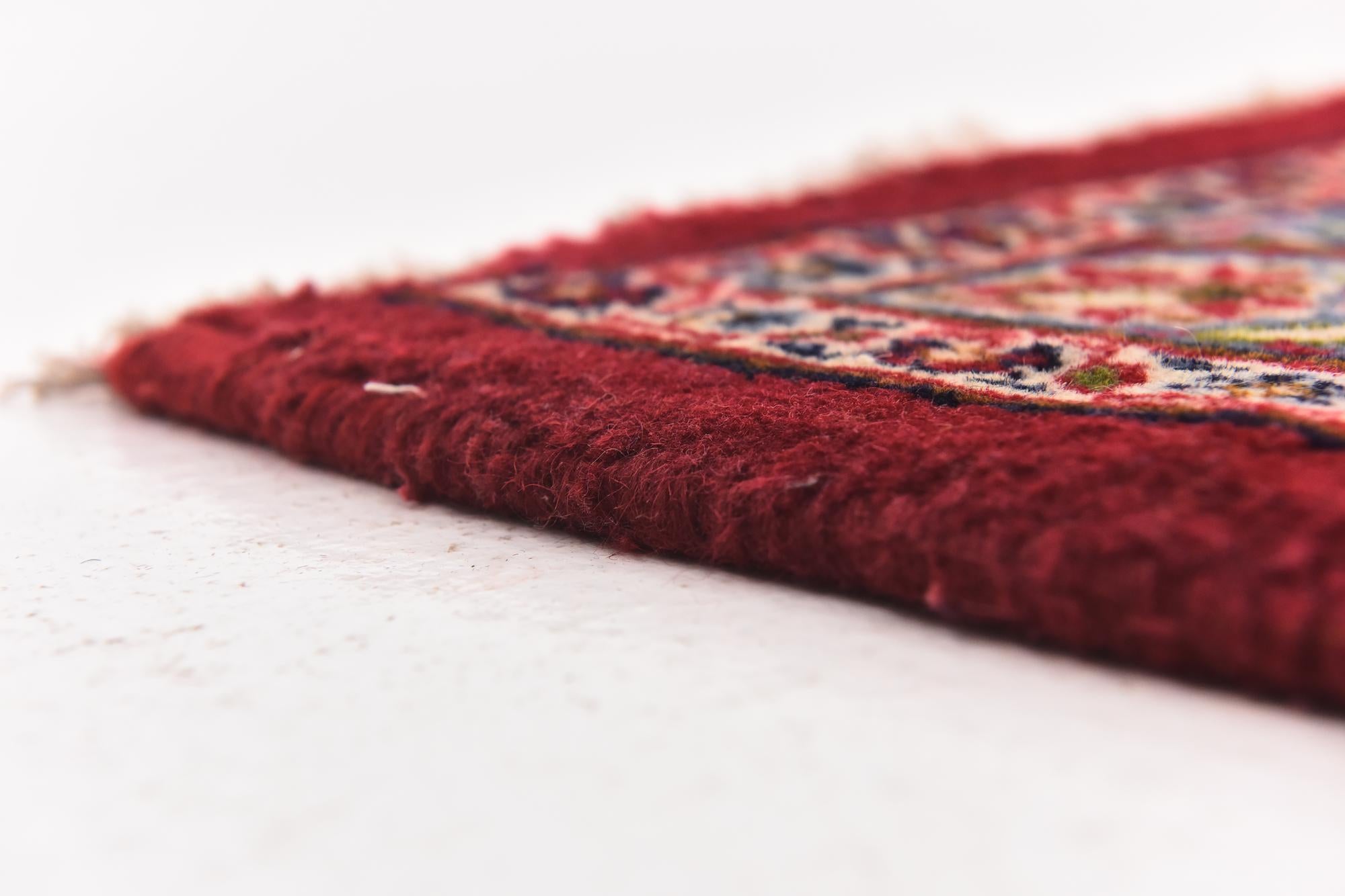 9' 9 x 12' 9 Hand Knotted Mashad Persian Wool Rug