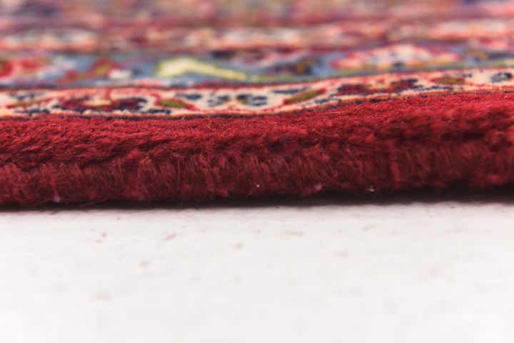 9' 9 x 12' 9 Hand Knotted Mashad Persian Wool Rug