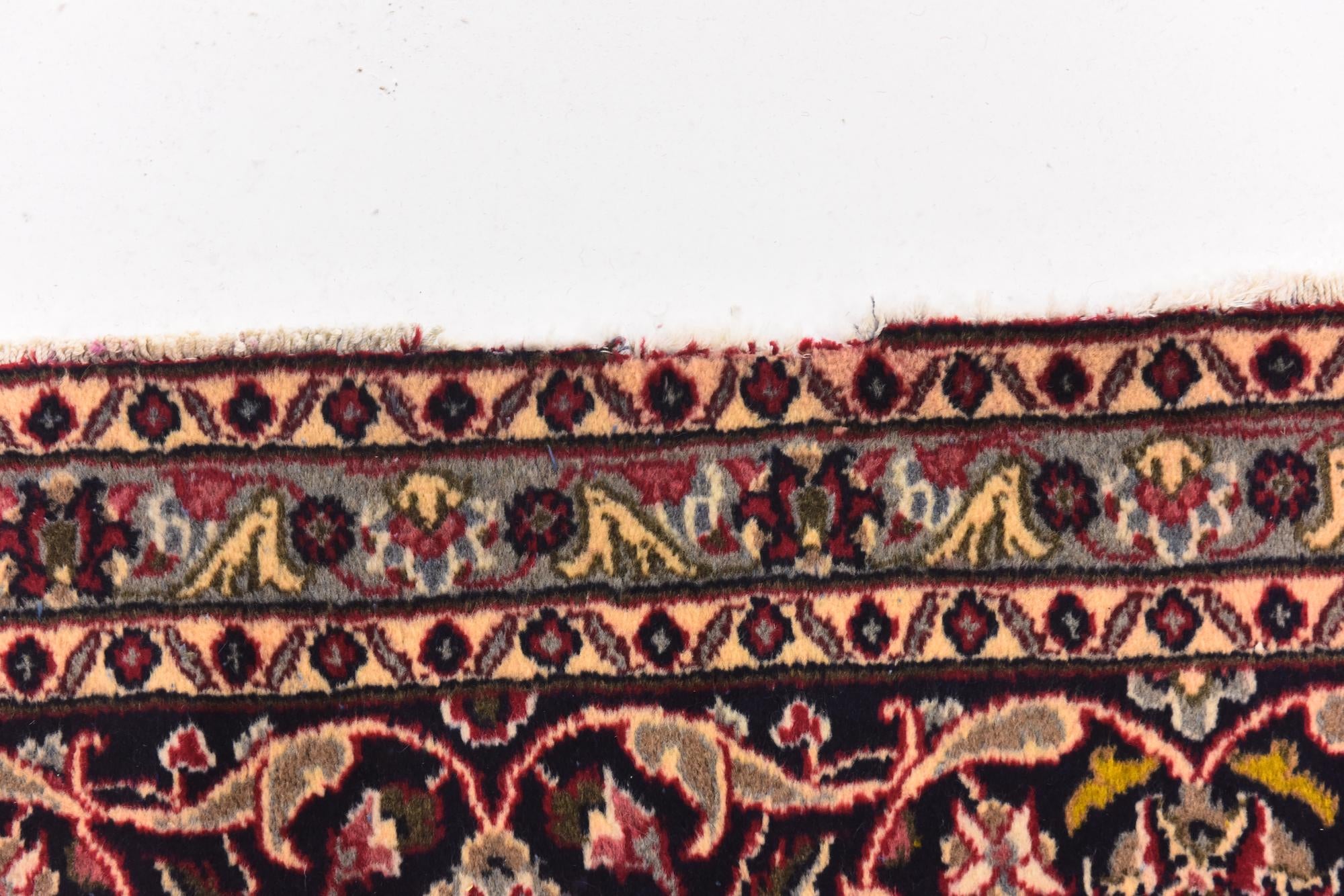 9' 6 x 13' Hand Knotted Mashad Persian Wool Rug