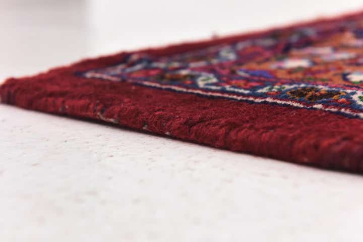 9' 8 x 12' 10 Hand Knotted Mashad Persian Wool Rug