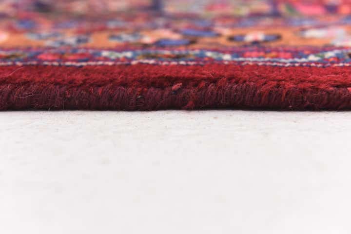 9' 8 x 12' 10 Hand Knotted Mashad Persian Wool Rug