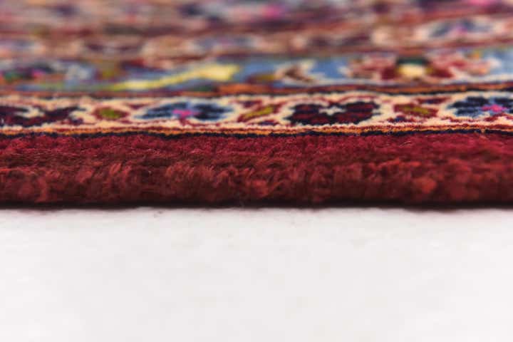 9' 9 x 12' 6 Hand Knotted Mashad Persian Wool Rug