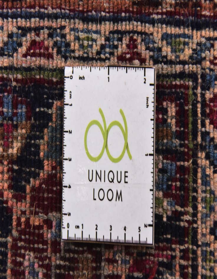 Detail image of 9' 7 x 13'  Hand Knotted Mashad Persian Wool Rug